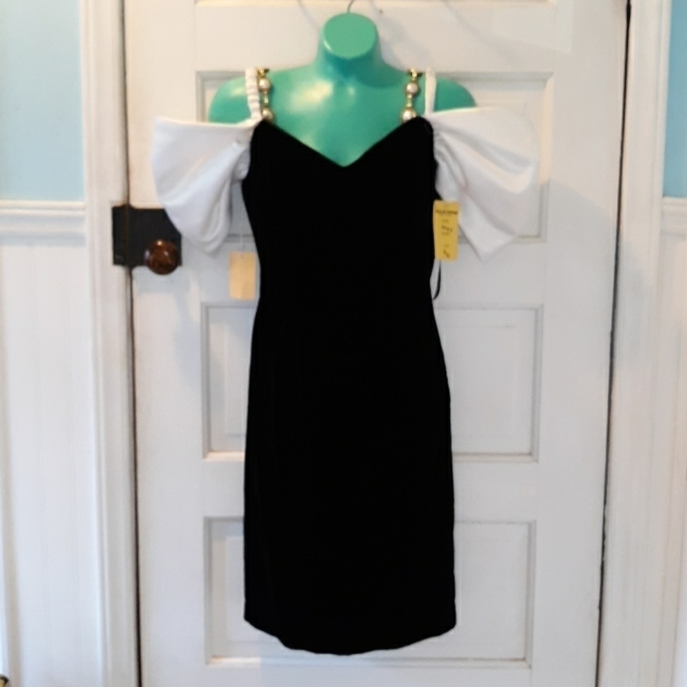 Vintage 1980s Dave & Johnny formal gown dress prom